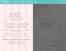 Tablet Screenshot of kiss-and-makeup.com